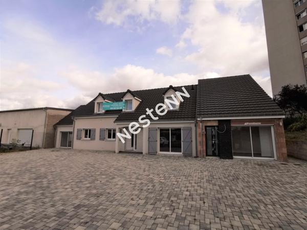 JARVILLE-LA-MALGRAGE - MAISON / LOCAL COMMERCIAL & ARTISANAL DE 190 m²