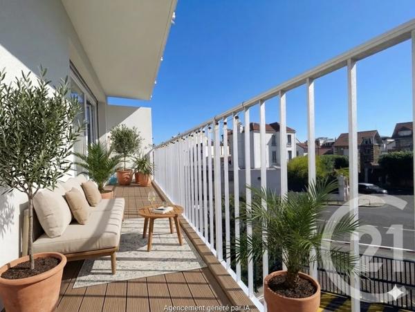 Appartement F3 à vendre  3 pièces - 67,59 m 2   COURBEVOIE  - 92