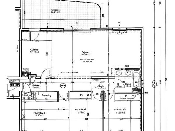 Location Appartement 4 pièces 92.6 m² - 34 RUE SULLY Clermont-ferrand 63000