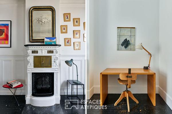 Esprit bohème en étage élevé sur cour – Barbès-Rochechouart