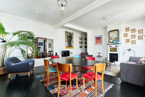 Esprit bohème en étage élevé sur cour – Barbès-Rochechouart