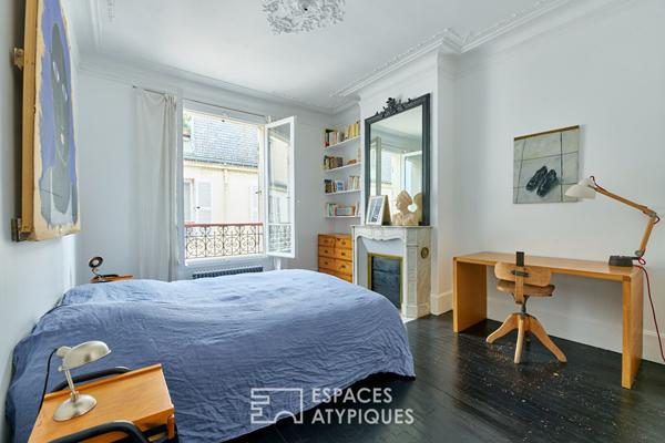 Esprit bohème en étage élevé sur cour – Barbès-Rochechouart