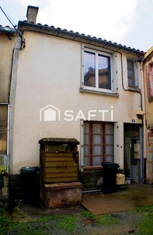 Maison 2 chambres, terrain clos.