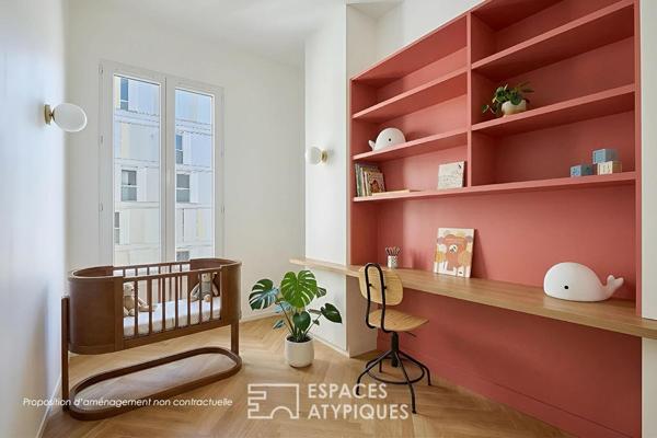 Épure Haussmannienne avec balcon – Marx Dormoy