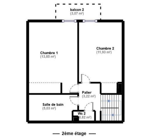 Appartement à vendre 3 pièces 71,25 m² Vaires-sur-Marne