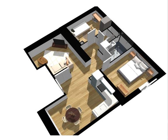 Appartement à vendre 3 pièces 52 m² Vaulx-Milieu