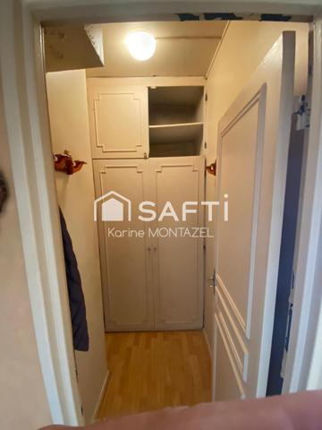 F3 comprenant 2 chambres, un balcon et une cave