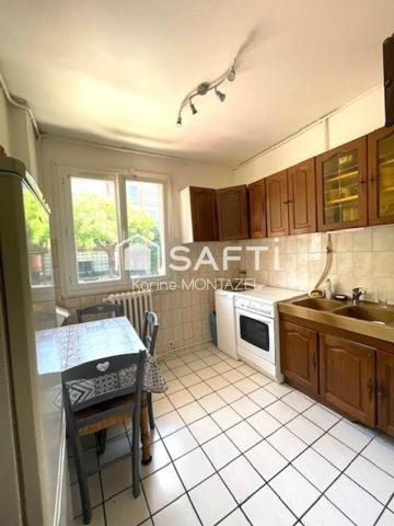 F3 comprenant 2 chambres, un balcon et une cave