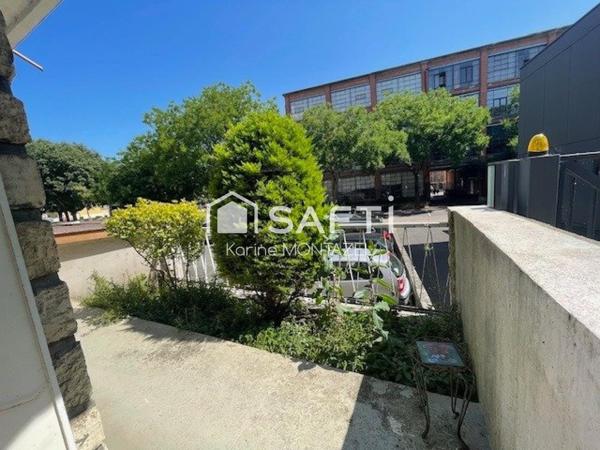 F3 comprenant 2 chambres, un balcon et une cave