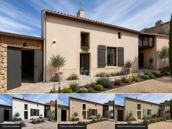 Ensemble de maisons anciennes à rénover d'environ 180m² à Neuville de Poitou (86)