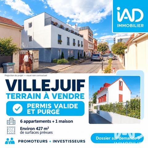 Terrain à vendre 647 m² Villejuif