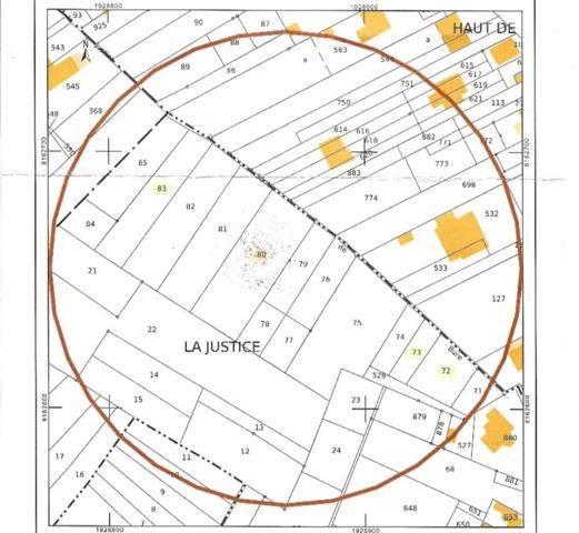 4 terrains Agricole d'une superficie de 2495m2.