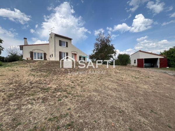Villa avec chambre en rez-de-jardin et grand garage