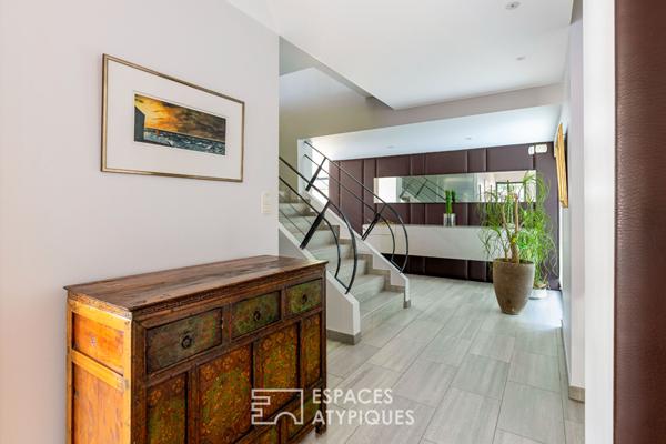 Maison contemporaine et sa piscine au coeur du Rebberg