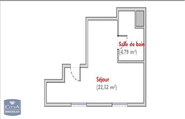 Appartement à louer 1 pièce 27.11m² Metz (57000)