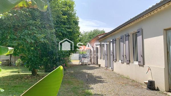 Maison de 140 m2 , terrain piscinable et arboré