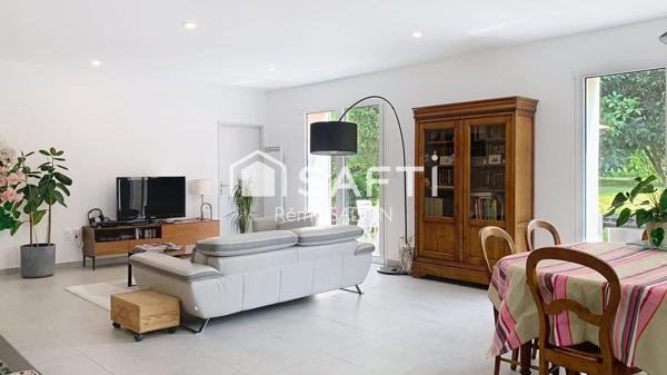 Maison de 140 m2 , terrain piscinable et arboré