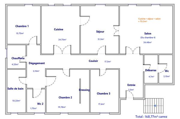 Millau (12100) Appartement d’exception – Charme et volumes à proximité immédiate du centre ville de Millau