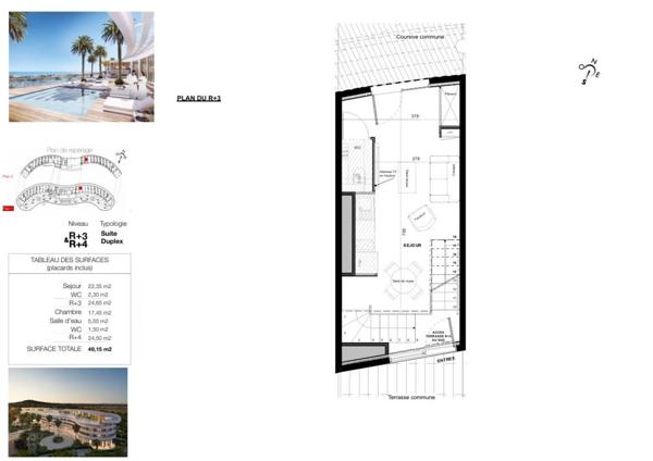 Le haut de gamme s'invite dans ce Duplex de plus de 49 m² au sein du village naturiste du Cap d'Agde