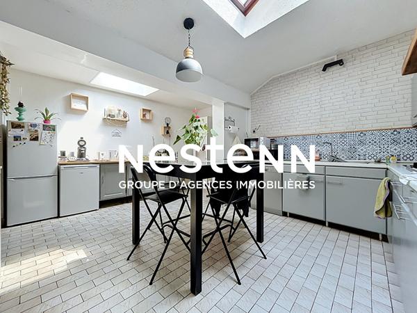 Maison Familiale 133 m², 4 chambres avec  Jardin exposé plein Sud, Centre ville Somain