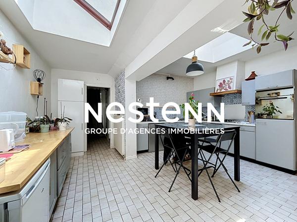Maison Familiale 133 m², 4 chambres avec  Jardin exposé plein Sud, Centre ville Somain