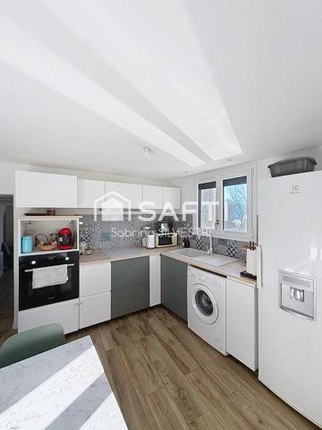 Maison de 80m² Mitoyenne sur grand terrain avec vue dégagée