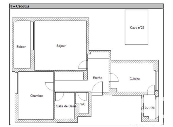 Appartement à vendre 2 pièces 56 m² Lyon 3