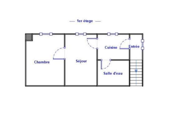 appartement 29,3 m2 à Lamorlaye avec jardin