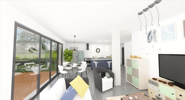 Terrain + Maison à vendre 4 pièces - 90 m²