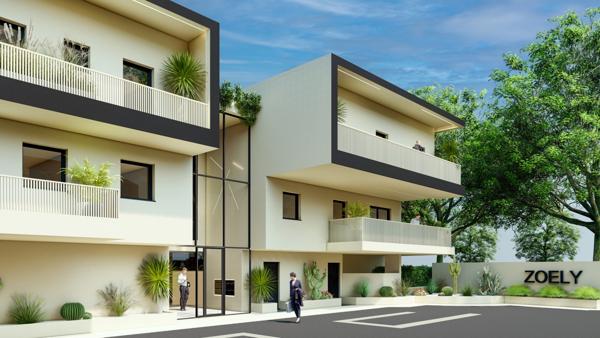 Dpt Hérault (34), à vendre LATTES appartement T2 de 45,27 m² - Terrain de 0