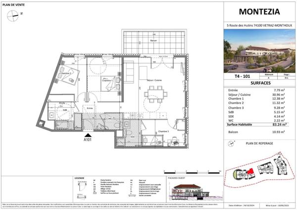 Appartement à vendre 4 pièces 83 m² Vétraz-Monthoux