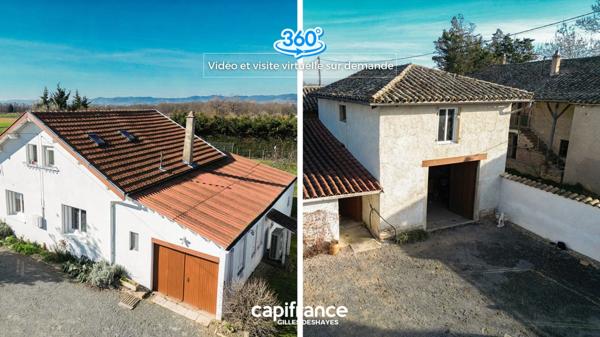 Montceaux 01090 - Maison + Dépendance Surface Utile Totale : 267,64 m²