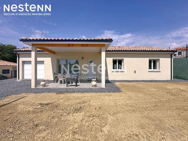 Maison neuve de plain-pied à Preignan avec 3 chambres et jardin