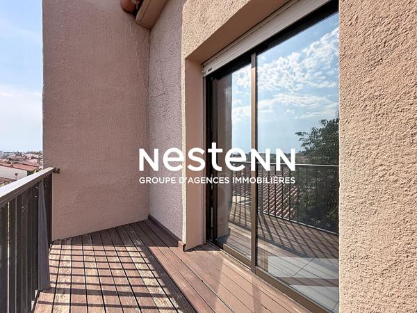 Appartement T2  duplex à louer au 3ème étage en centre-ville de Perpignan