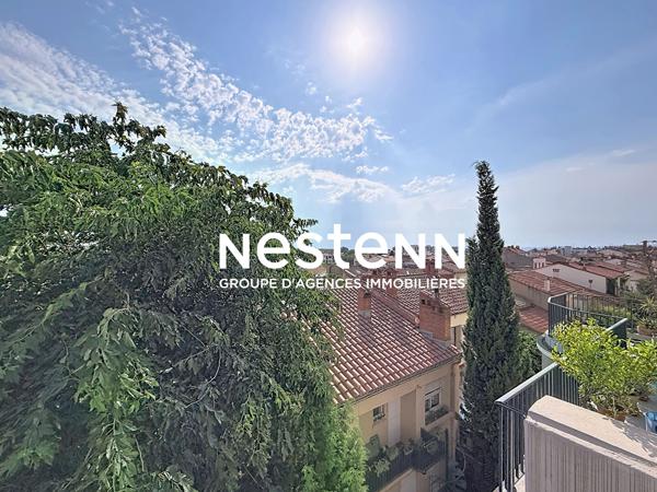 Appartement T2  duplex à louer au 3ème étage en centre-ville de Perpignan