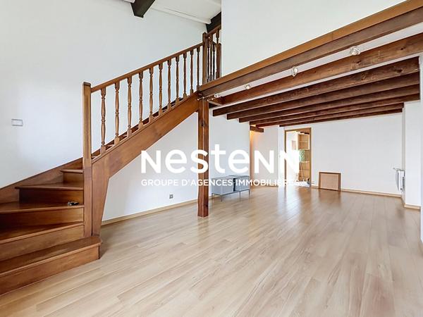 Appartement T2  duplex à louer au 3ème étage en centre-ville de Perpignan