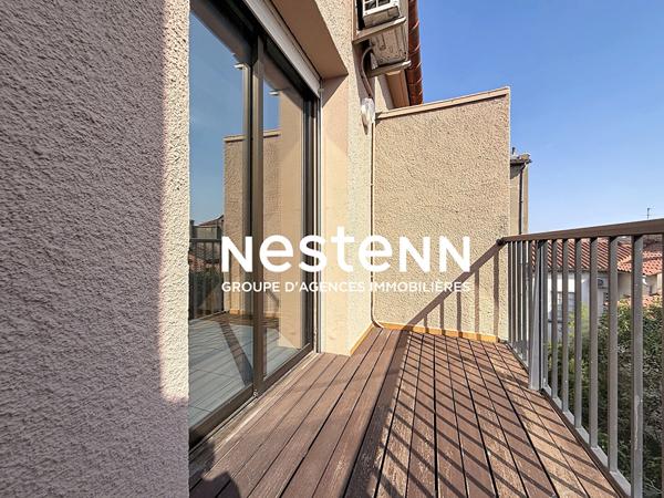 Appartement T2  duplex à louer au 3ème étage en centre-ville de Perpignan