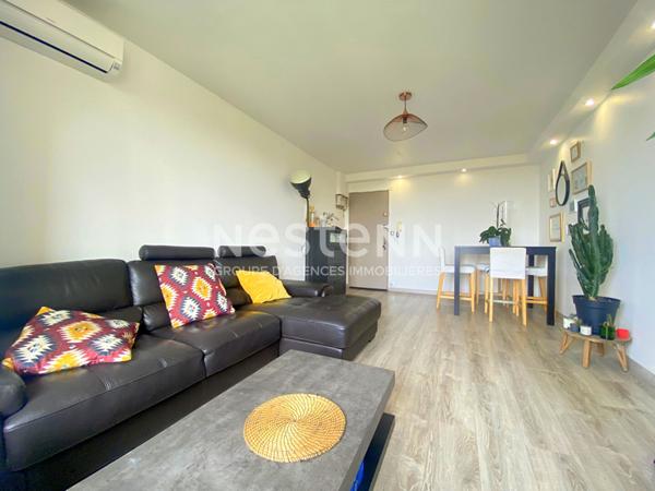 Appartement T2 de 45m² avec balcon. et place privative