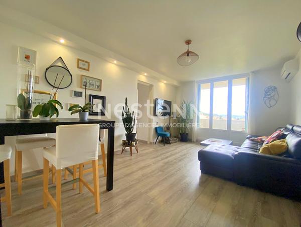 Appartement T2 de 45m² avec balcon. et place privative