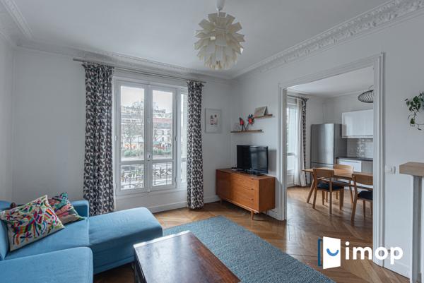 Nation. Bel appartement de charme de 3P lumineux