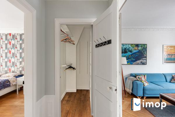 Nation. Bel appartement de charme de 3P lumineux