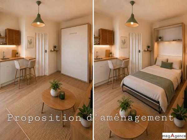 Appartement à FOUGERES, 35300 - 1 pièce 16m²