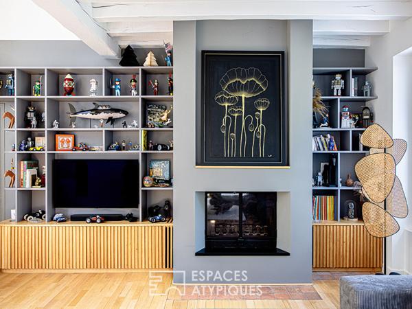 Maison de maître en pierre entièrement rénovée au coeur de Jargeau