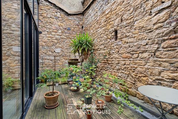 Loft avec patio en plein coeur du quartier Ainay