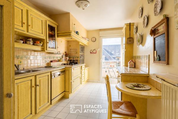 Appartement avec vue sur l’hôtel Dieu, terrasse et garage fermé