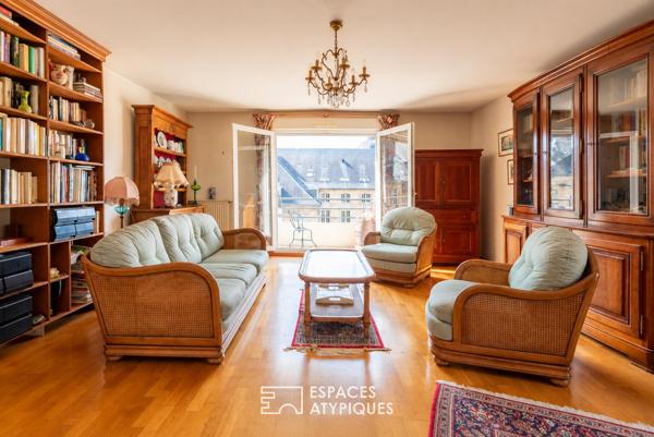 Appartement avec vue sur l’hôtel Dieu, terrasse et garage fermé