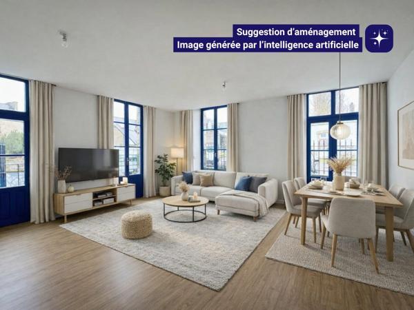 Appartement T3 avec terrasse à 2 pas de la mer