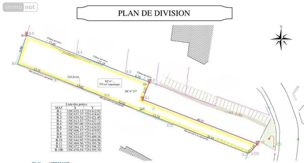Terrain à Batir à vendre à Chartres dans l'Eure-et-Loir (28000), ref : 394