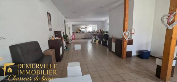 Opportunité rare – Habitation, local commercial & hangar sur grand terrain