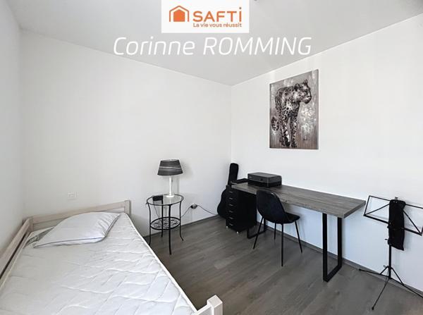 Bel appartement avec Balcon, cave et 2 parkings dont 1 intérieur